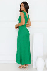Diamond Delights Maxi Dress Green