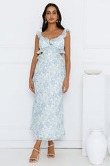 In Another World Maxi Dress Blue