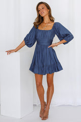 Composed Moment Dress Midnight Blue