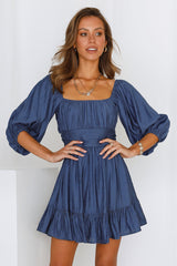 Composed Moment Dress Midnight Blue
