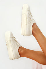 SUPERGA 2790 Organic Cotton Hemp Sneakers Natural Beige
