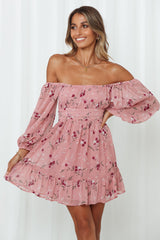 Night Garden Dress Rose