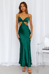Smile For The Camera Midi Dress Green