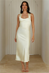 Tie It Up Girl Maxi Dress Yellow