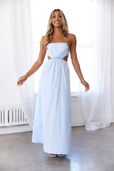 Should We Go Maxi Dress Blue