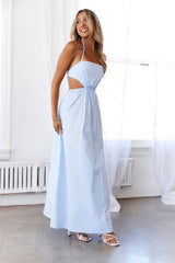 Should We Go Maxi Dress Blue