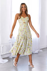 Sun Risin Maxi Dress Yellow