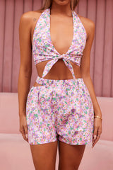 Peony Villa Crop Top Floral