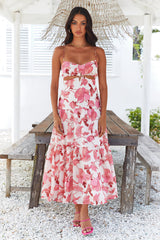Lighter Than Air Maxi Dress Red