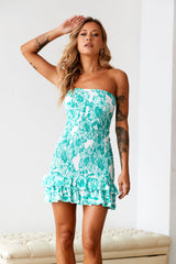 Vacation Time Mini Dress Green