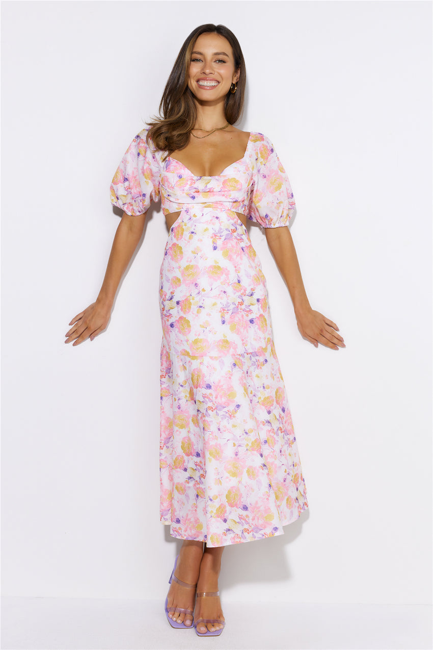 Lover Day Midi Dress White