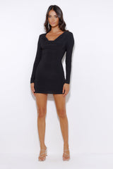 Date Night Ready Mini Dress Black