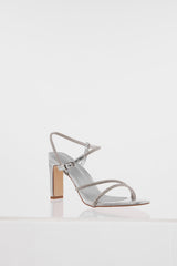 Say I Do Heels Silver PU
