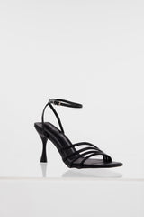 The Fancy Heels Black Pu