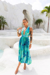 Feeling Fabulous Midi Dress Green