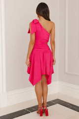 Pretty Girl Trend Mini Dress Hot Pink