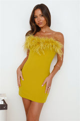 RUNAWAY Valentina Mini Dress Citrus