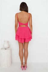 Escape To The Islands Romper Pink