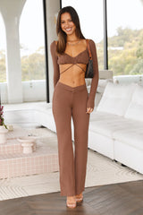 Slight Movements Pants Brown