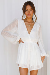 Poetry In The Sun Romper White