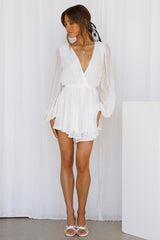 Poetry In The Sun Romper White