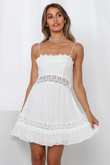 Shady Ladies Dress White