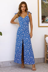 Beach Breeze Maxi Dress Blue